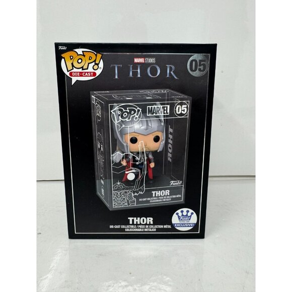 Funko Pop! Die-Cast Thor #05 Thor Funko Exclusive Die-Cast Collectible - Picture 2 of 7